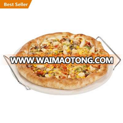 Best Selling Pizza Oven Stone Barbeque 13" Ceramic Pizza Stone, Pizza stone