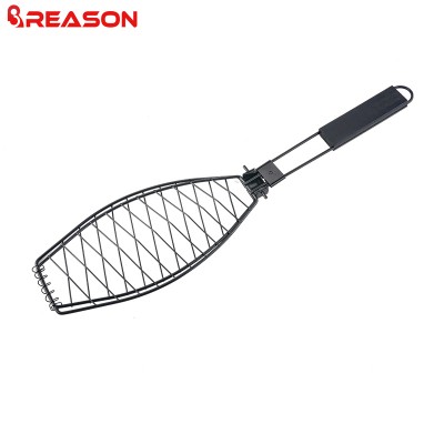 2020 Hot sale Fish Grill Basket, BBQ Fish Grill Net