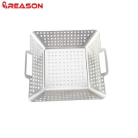 2020 Hot Sale Non Stick Grill Wok Barbecue Grill Vegetable basket