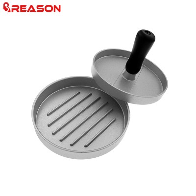 2020 Hot Hamburger Press Aluminum Burger Press Non-Stick Hamburger Patty Maker Easy to Clean,Burger Maker for BBQ Barbecue Grill