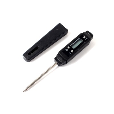 Small Black Digital Temperature Fork Grilling and Barbecue